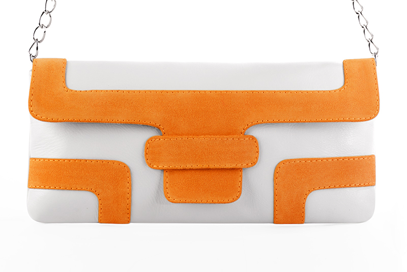 Pure white dress clutch for women - Florence KOOIJMAN